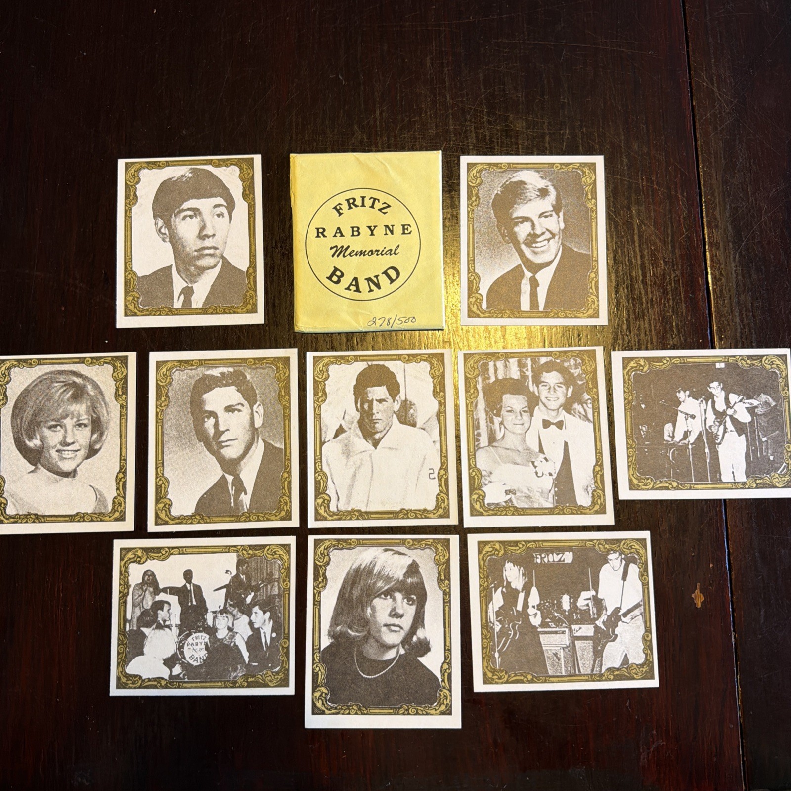 Fritz Rabyne Memorial Band Promo Cards /500 Stevie Nicks Buckingham Psych Rock