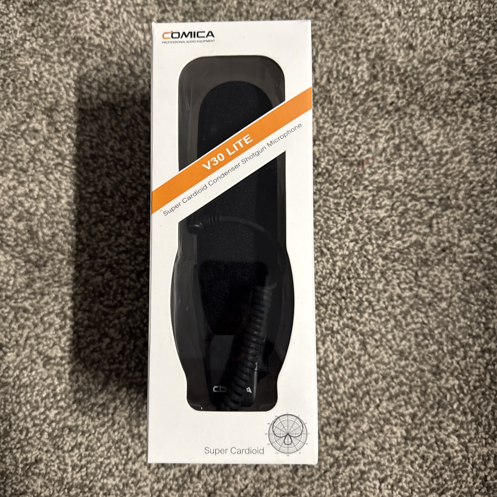 Comica V30 LITE Condenser Shotgun Super Cardioid Camera SmartPhone Microphone