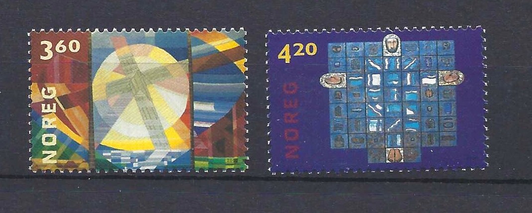 Norway 2000 NK 1408-09  SG 1384-85 MNH Altar pieces