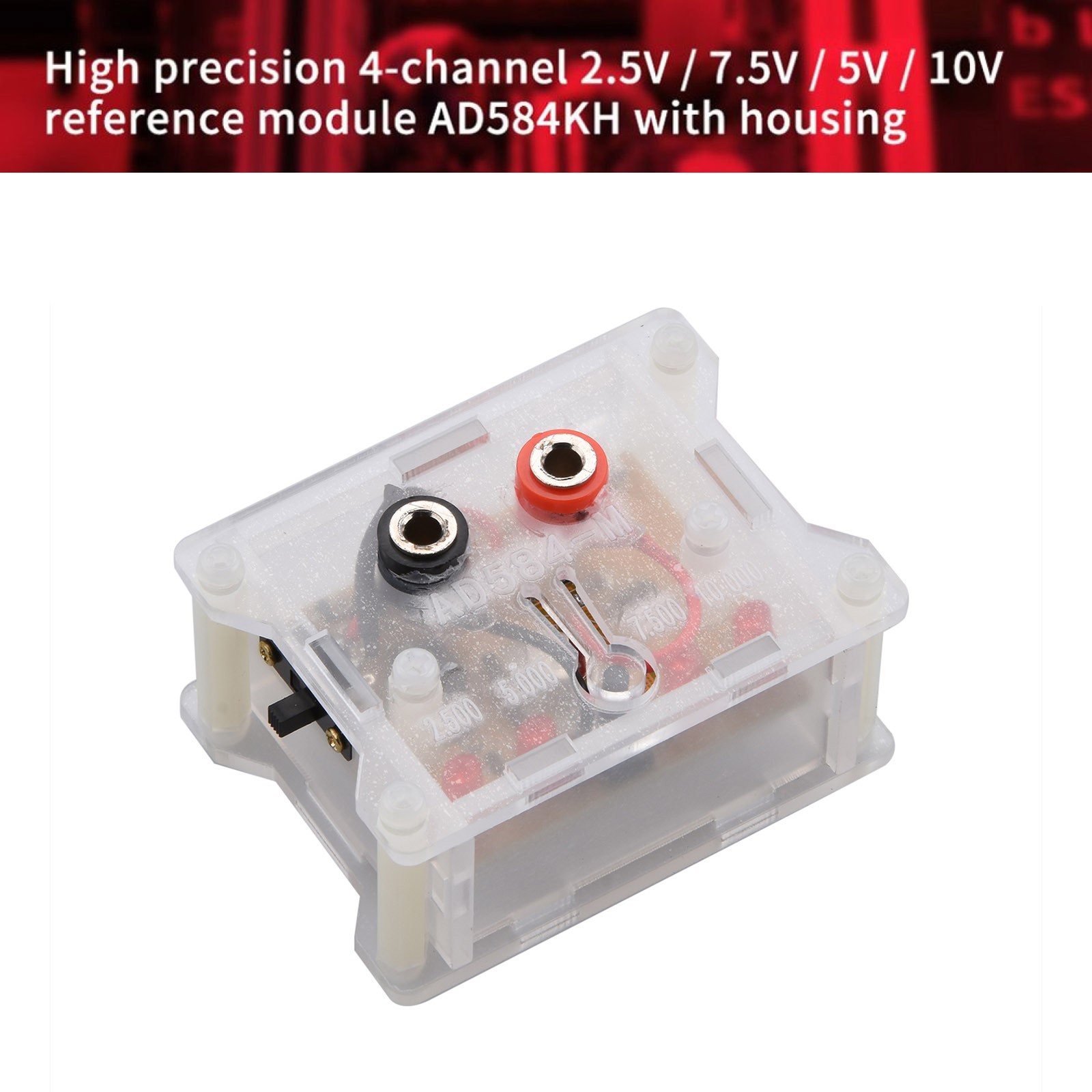 Mini AD584KH High Precision 4-Channel 2.5V/7.5V/5V/10V Voltage Reference Module