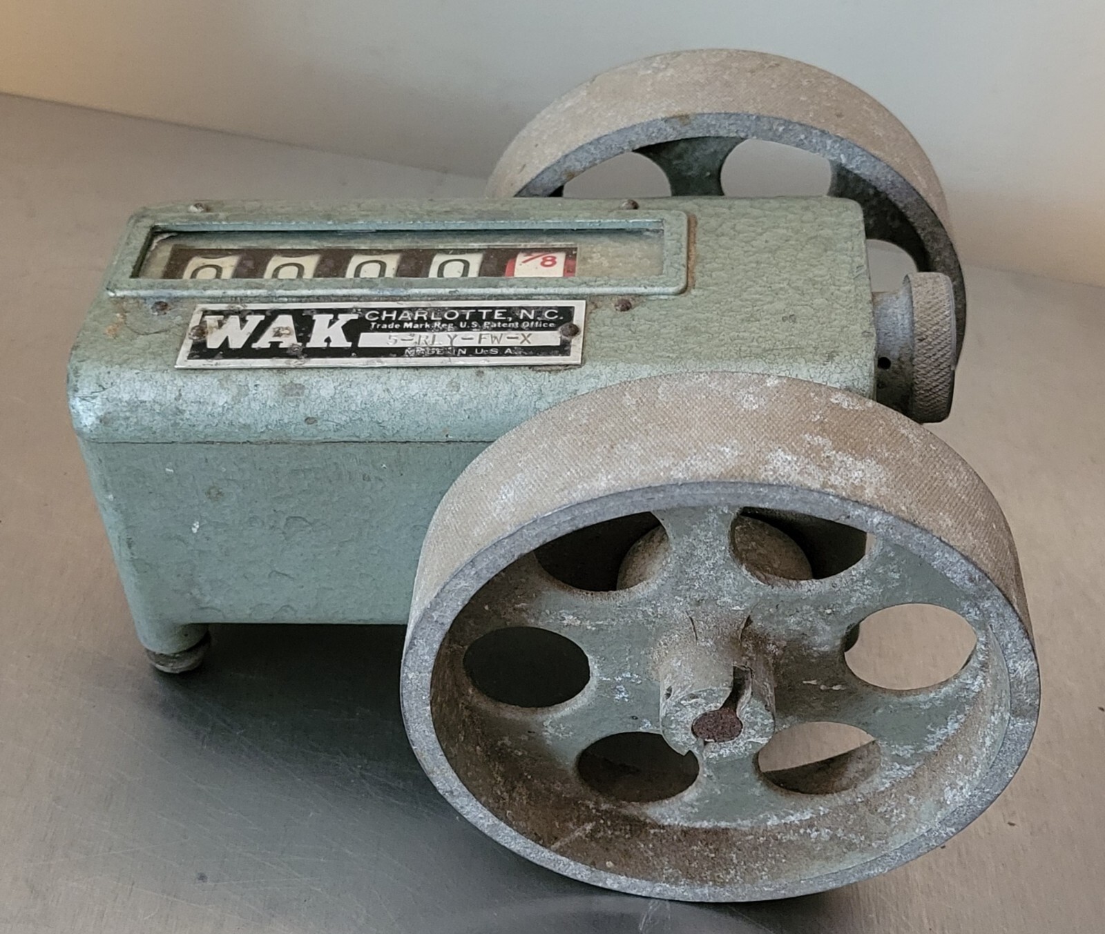 Antique WAK 5-RLY-FW-X Mechanical Counter