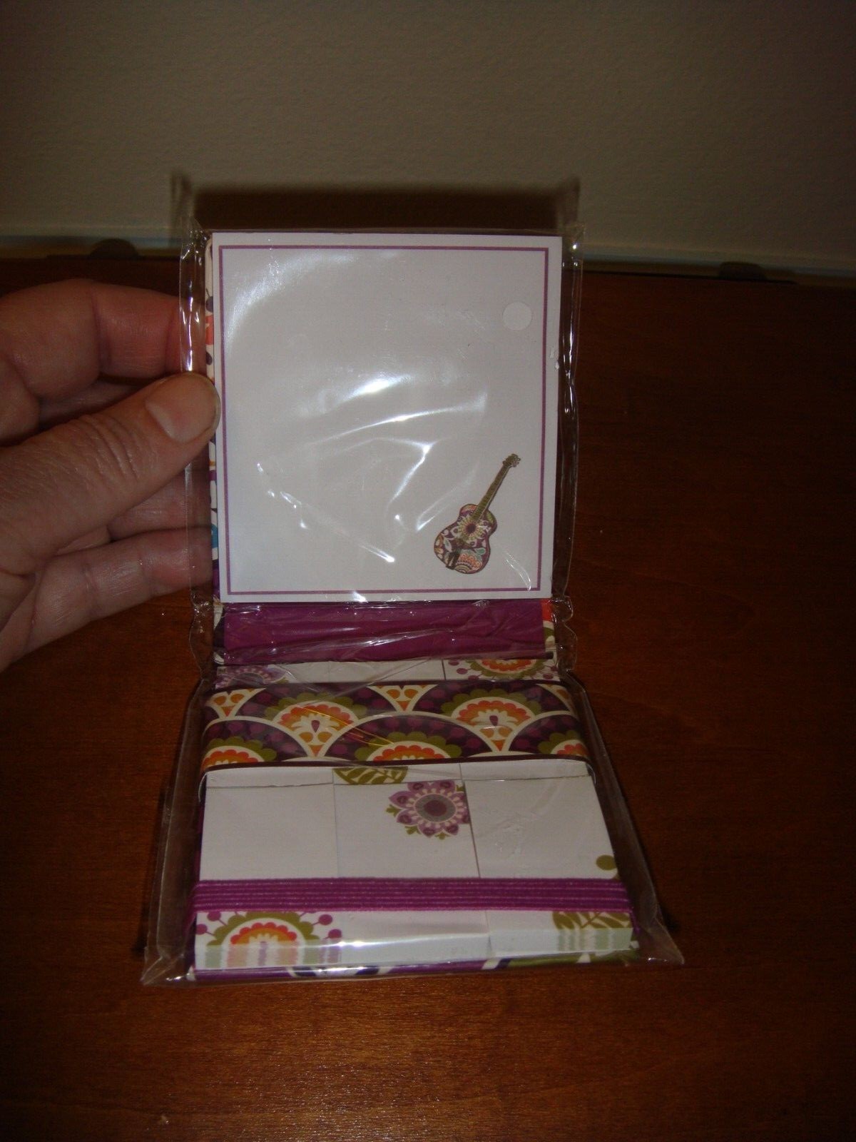 Vera Bradley Pocket Stickies Plum Crazy