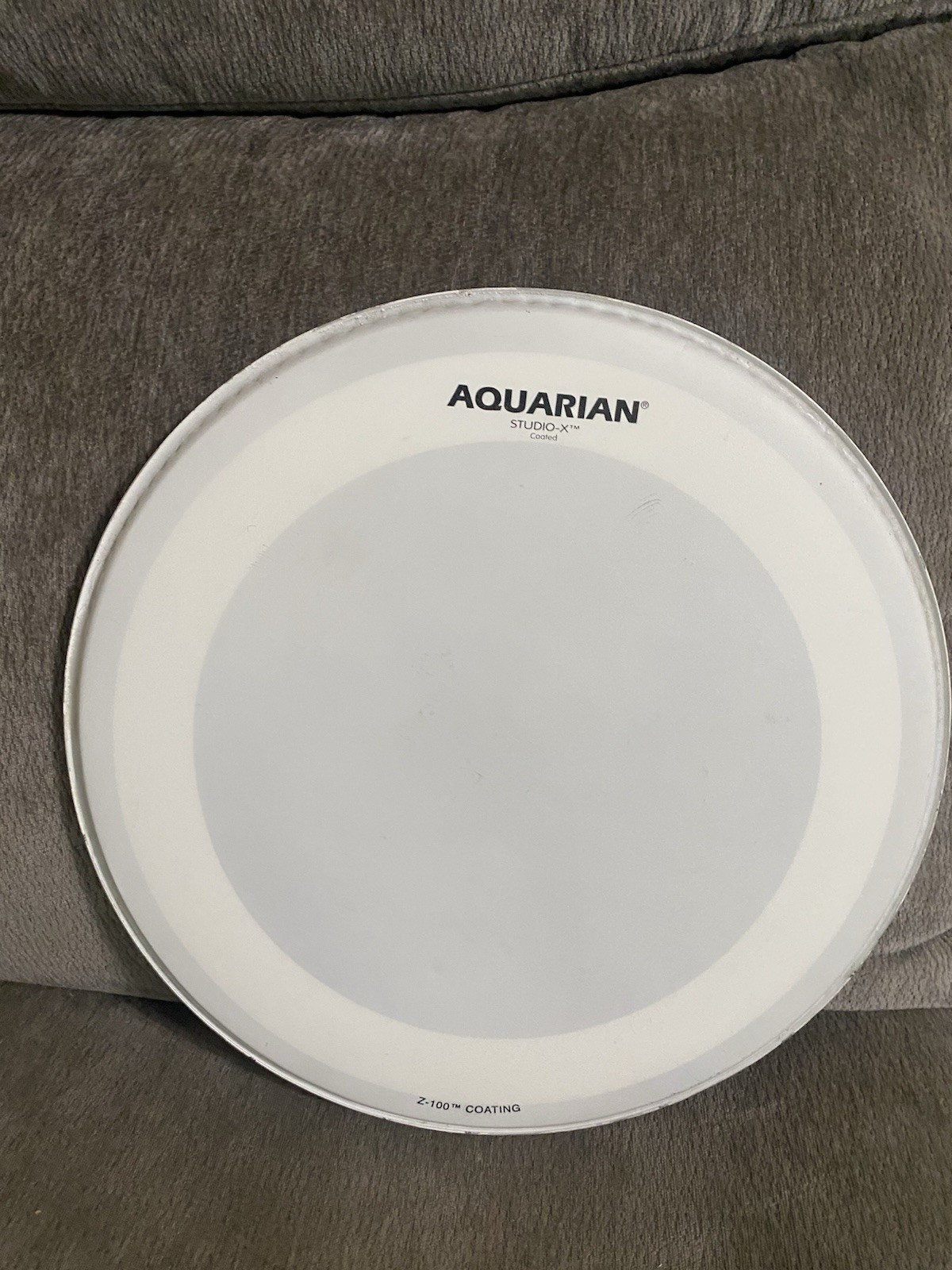 Aquarian 12" Studio-X Coated Batter Head for Drum. Gives warmth and resonance