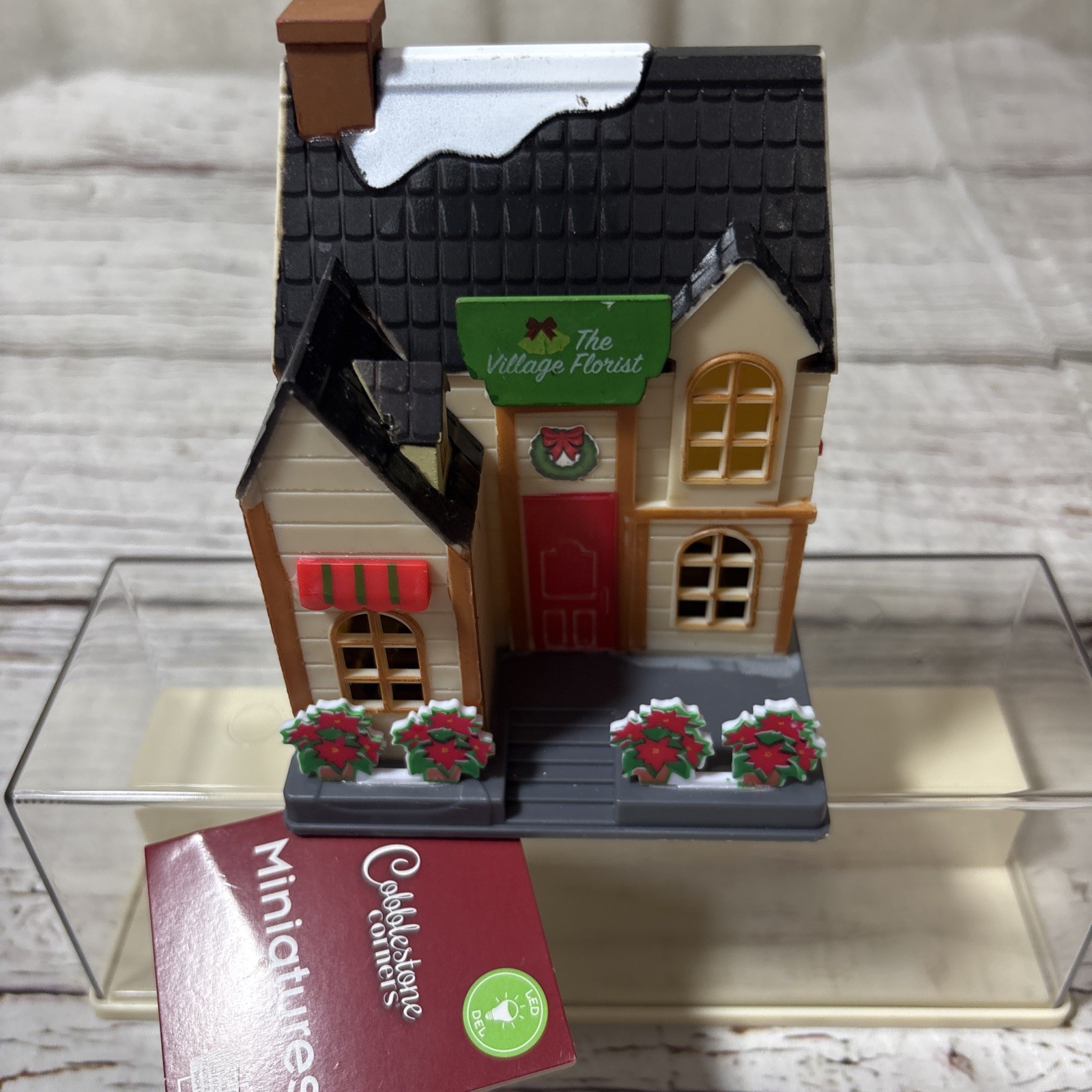 Cobblestone Corners 2025 The Village Florist LED House Decor NEW Miniature