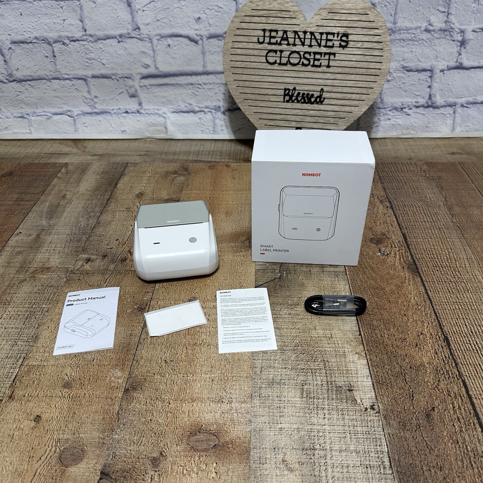 Niimbot Smart Label Maker Printer New Portable Bluetooth B31