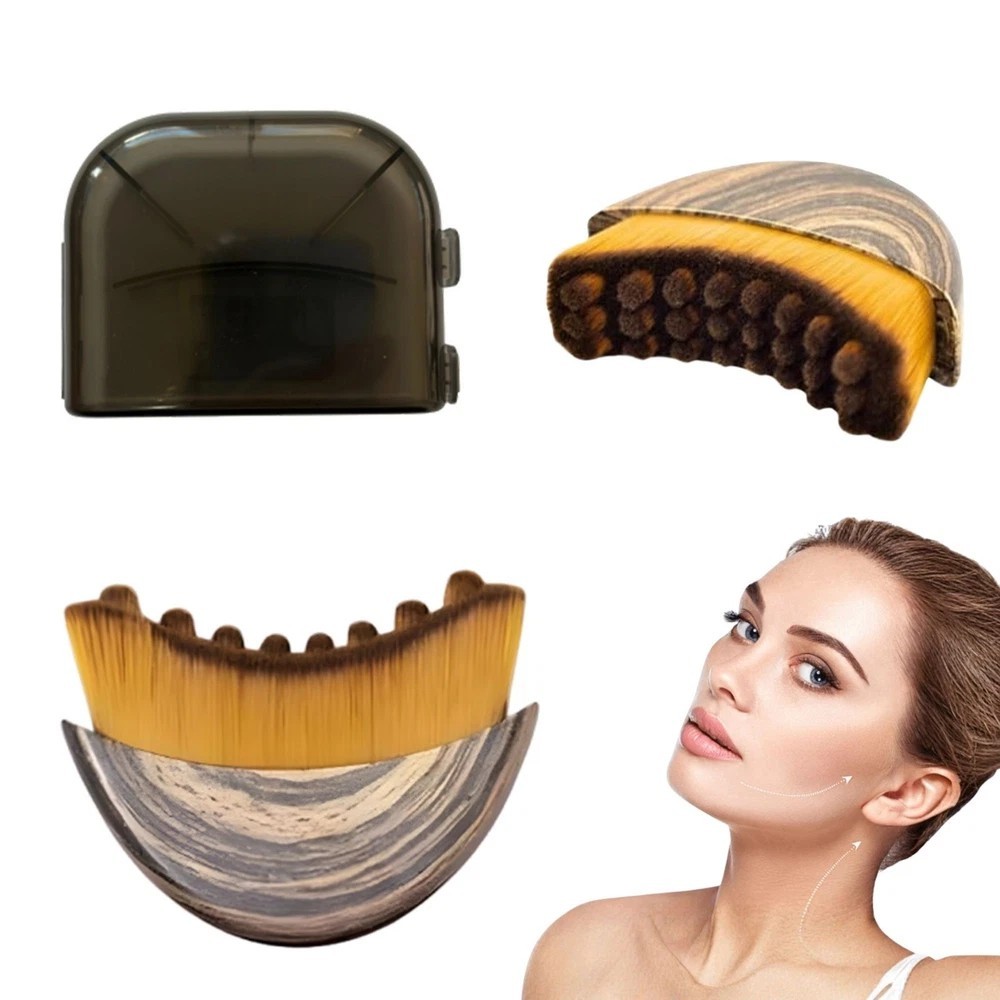 2pcs New Lymphatic Contour Face Brush, Dry Brushing Face Brush