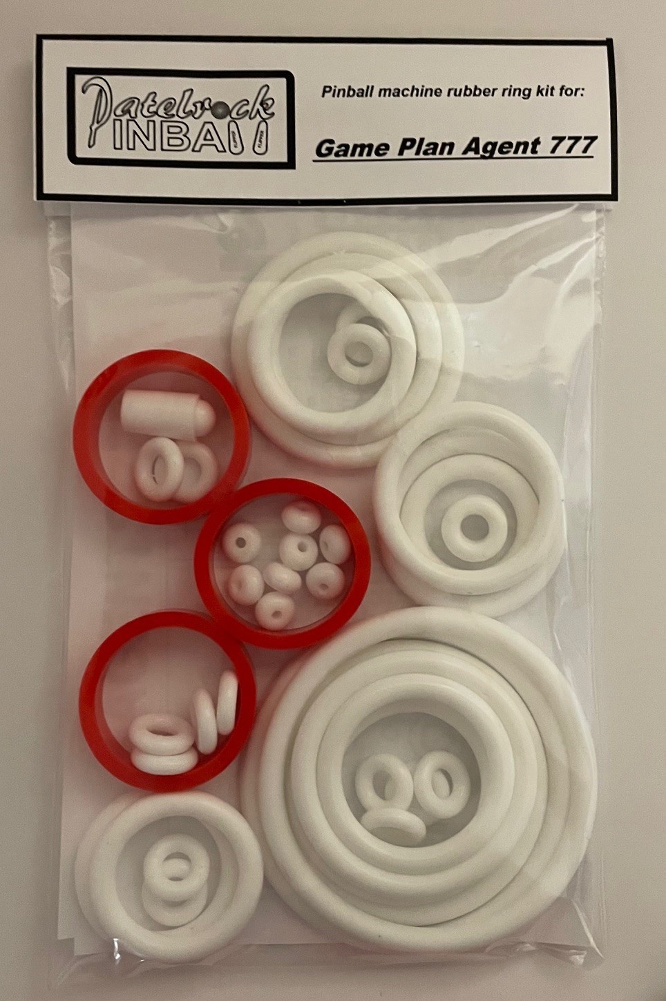 Game Plan Agents 777 Pinball Machine Rubber Ring Kit **Customize Your Kit**