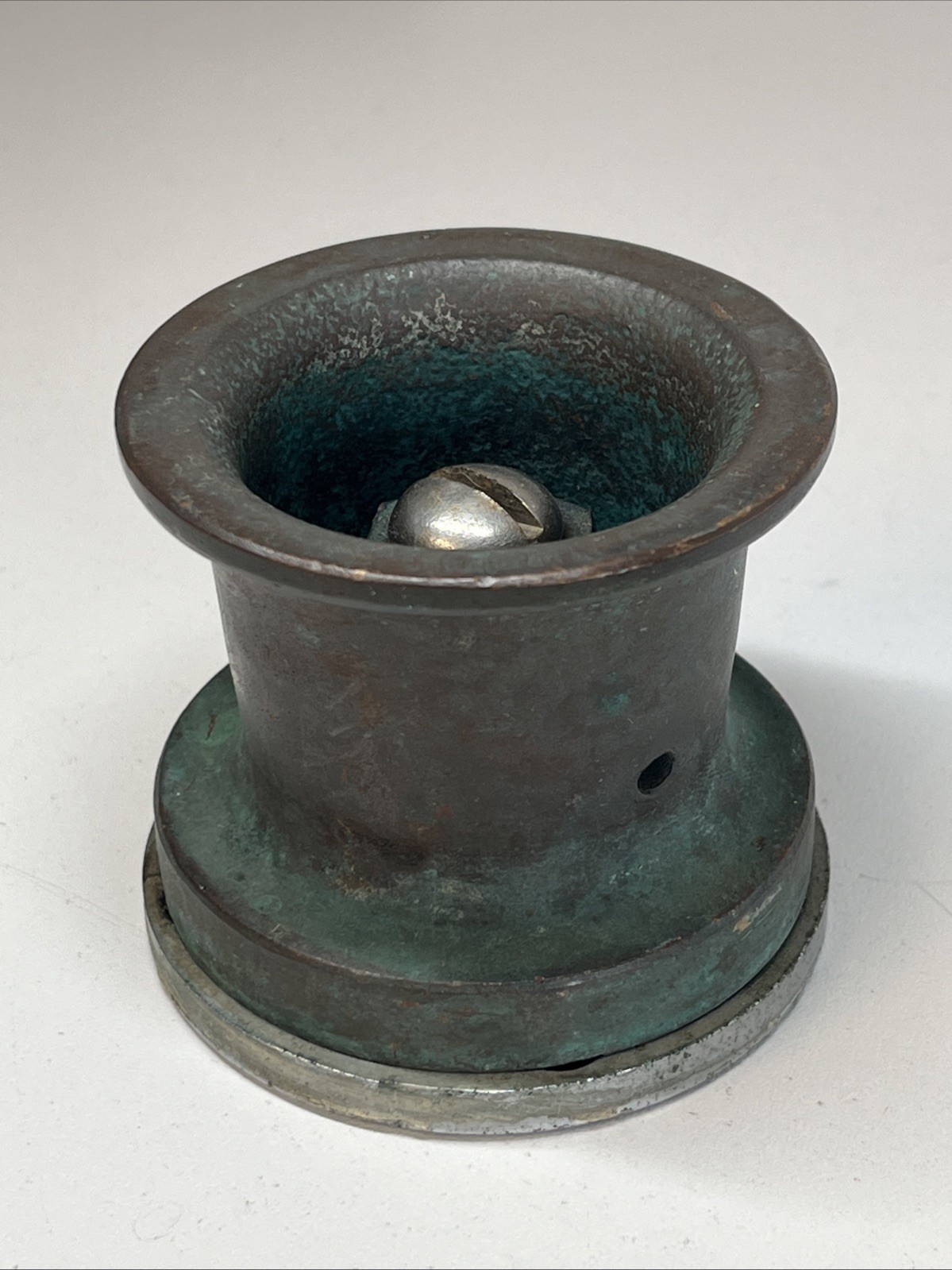 Bronze Baby Winch 3" Base x 2" Drum x 2.5"T