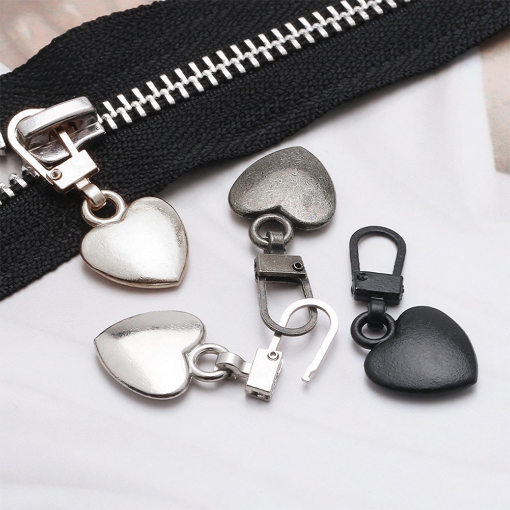 12 Pcs Reusable Zipper Tabs Accessories Slider Replacement Puller