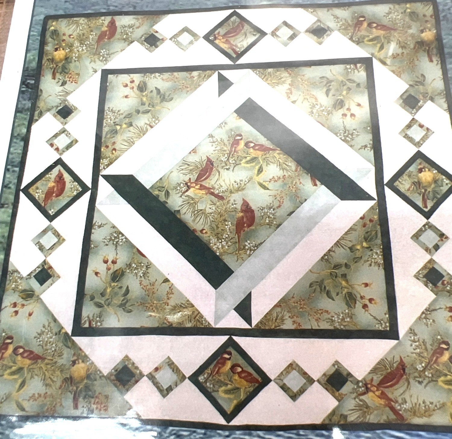 Canyon Creek Fabrics Treasures Quilt Pattern Birds & Nature Design