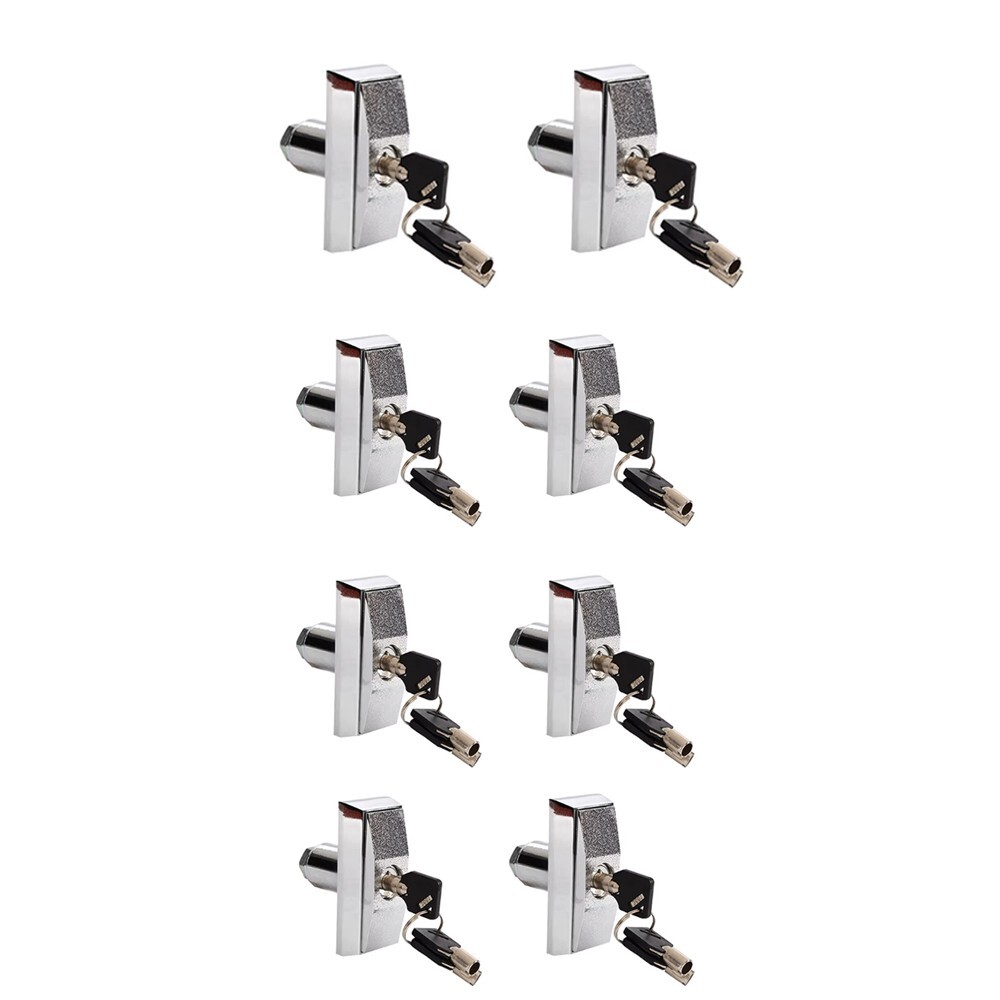 8 Keyed Different Vending Machine T Handle Lock Water Vending Snack machine