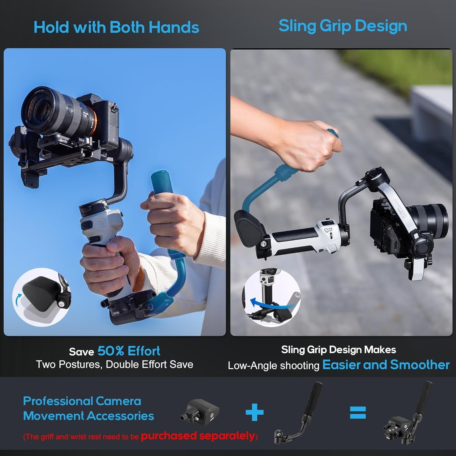 Zhiyun Weebill 3E 3-Axis Gimbal Stabilizer For Mirrorless Camera