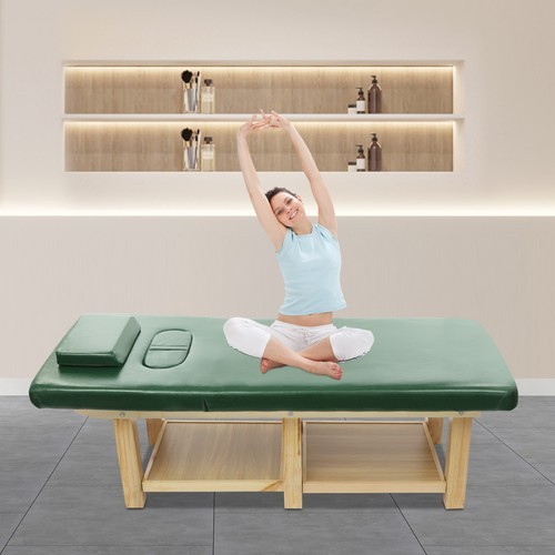 Rectangular Wide Massage Bed Free Standing Physical Treatment Bed Spa Facial Bed