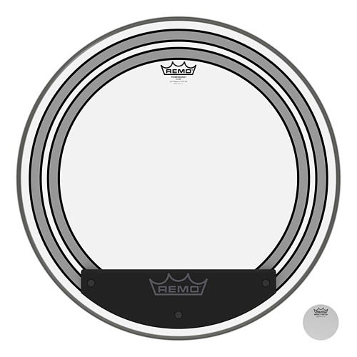 Bass, Powersonic, Clear, 22 Dia. Drum Head