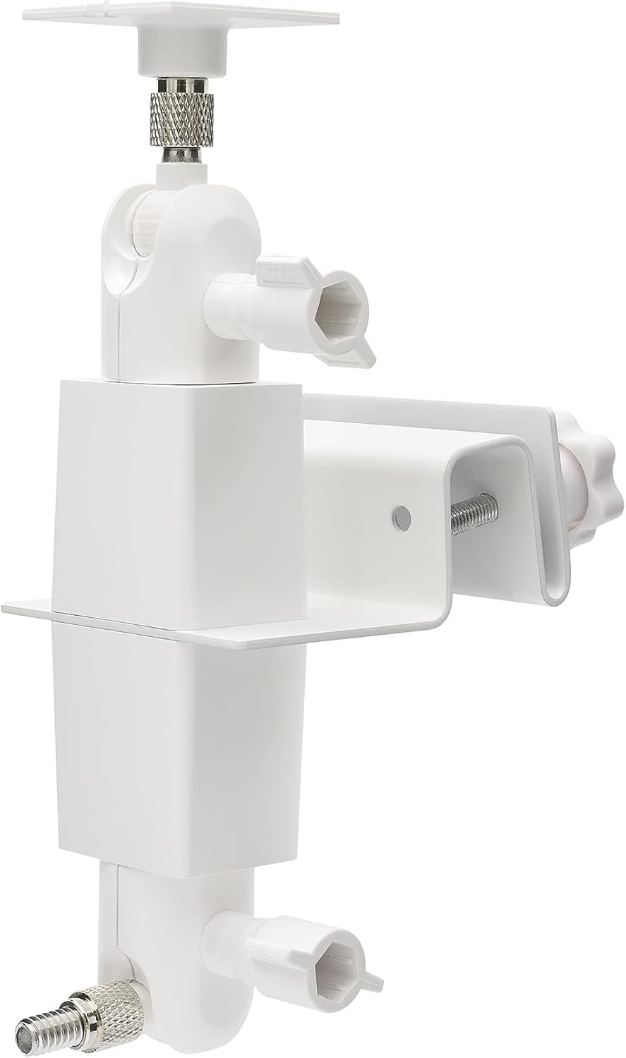 2-In-1 Gutter Mount for R-Ing Solar Panels and Cameras, White