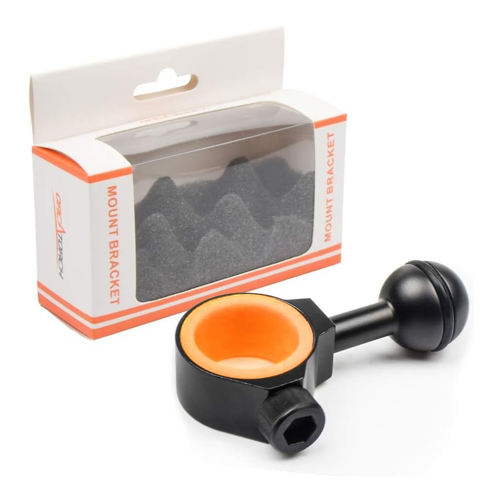 ZJ18 New Universal Ball Joint Bracket Diving Torch Photography Video Lights A...