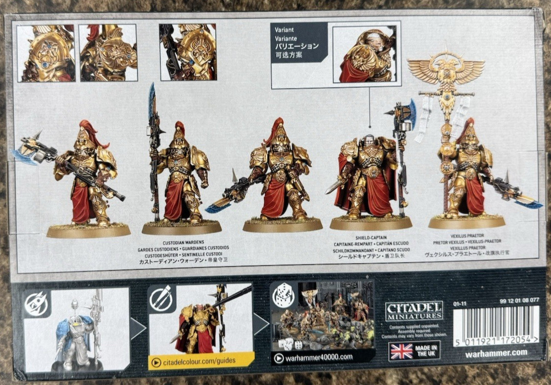 Games Workshop Warhammer 40K Custodian Wardens