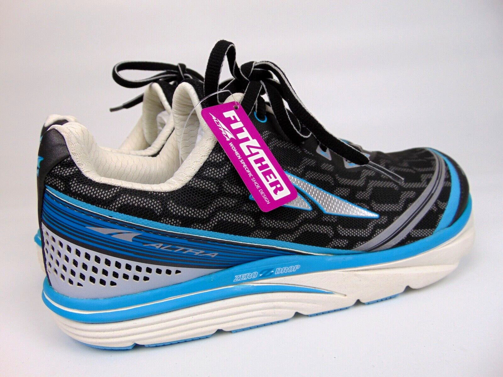 NEW! ALTRA Torin IQ Women's Road Running Training Shoes, Size 9.5 M, Black Blue
