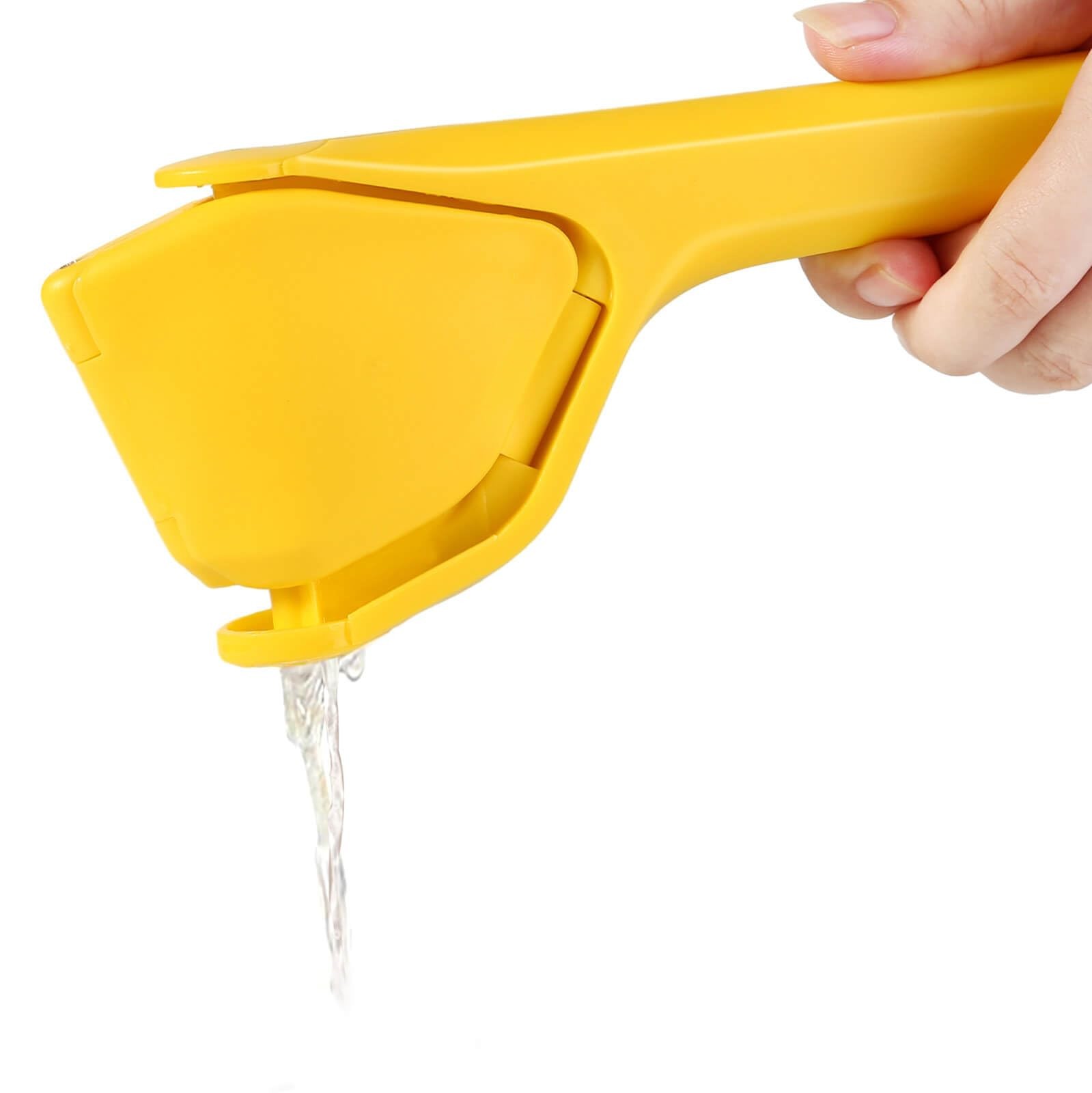 Lemon Squeezer, Effortless Manual Flat Lime Juicer Squeezer, Hand Citrus Pres...
