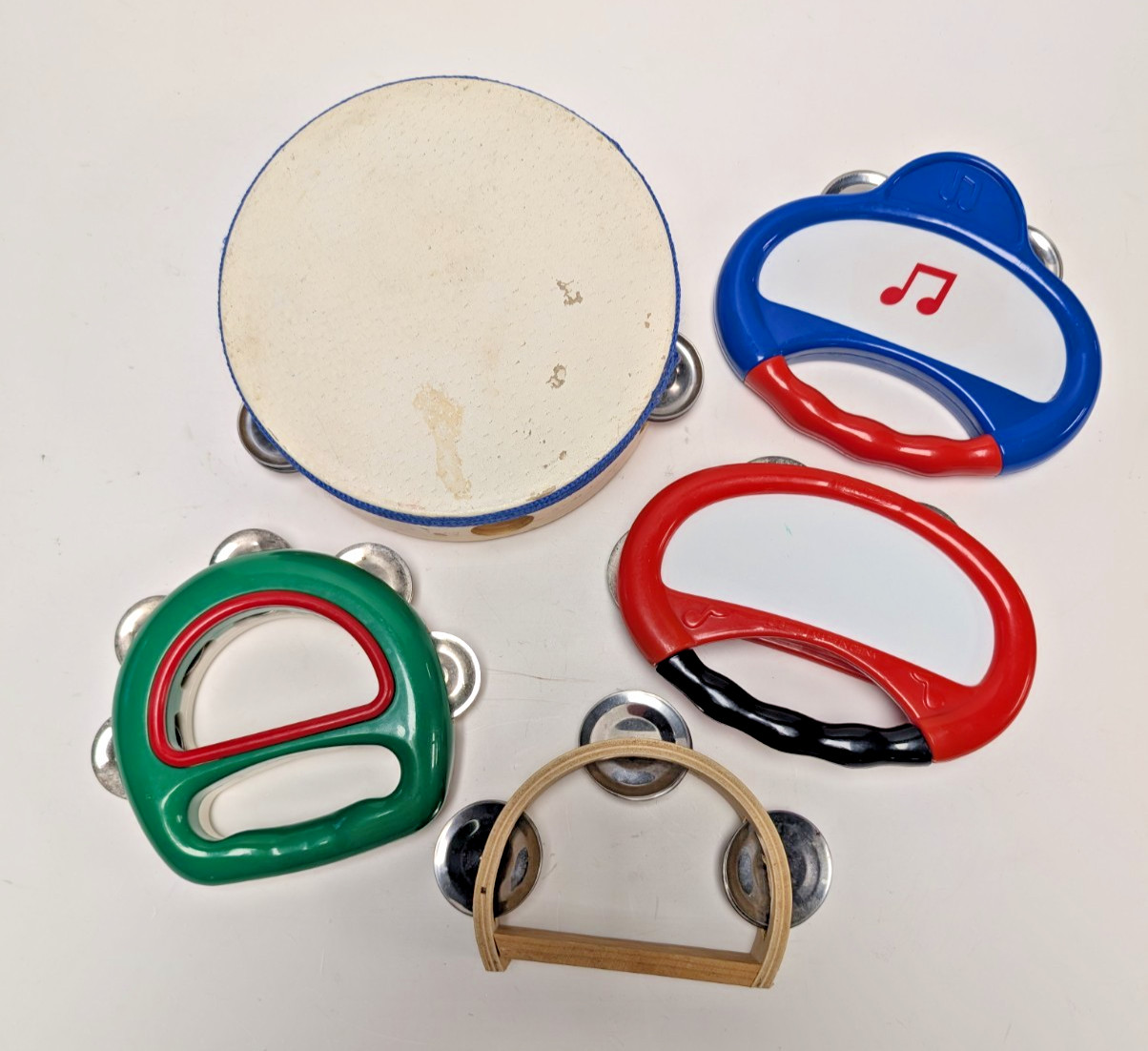 Lot of 5 Tambourines (Battat, First Act Discovery, Unbranded)