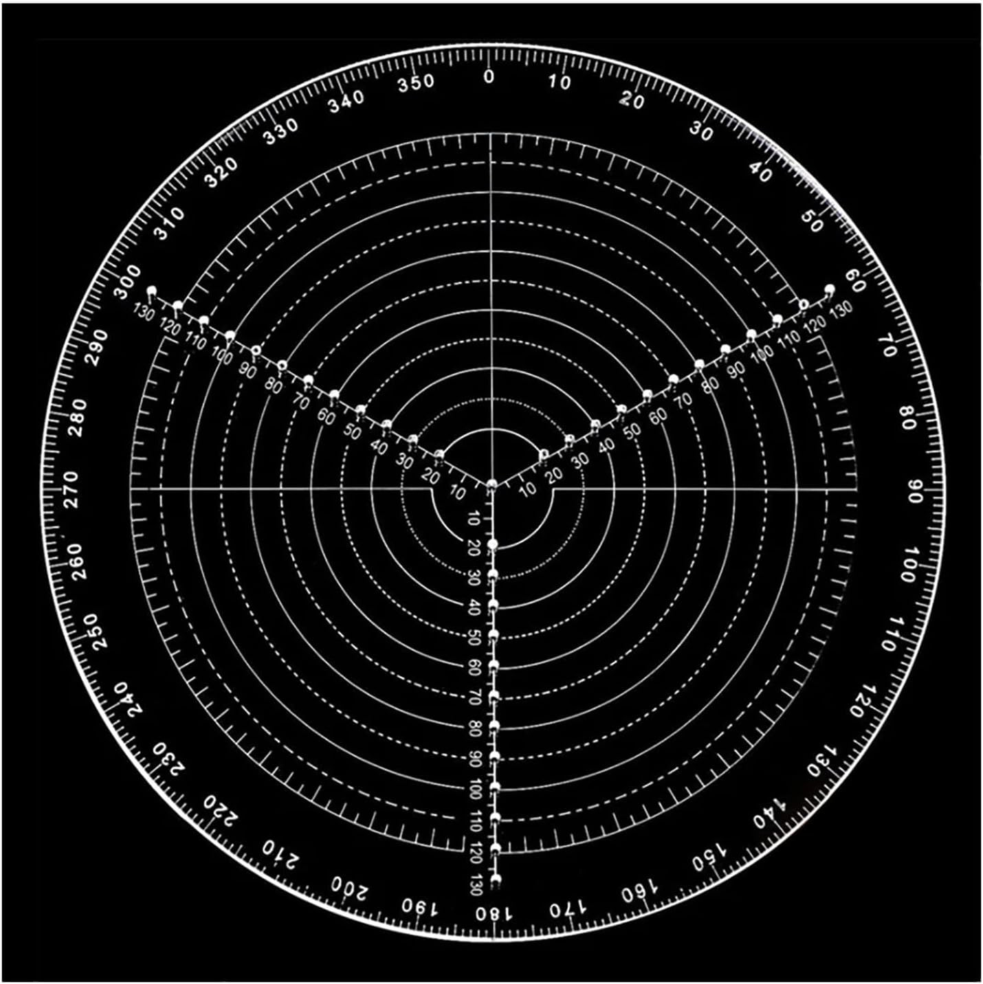 7.87Inch Circular Center Finder Compass Center Finder Woodworking Circular Cente
