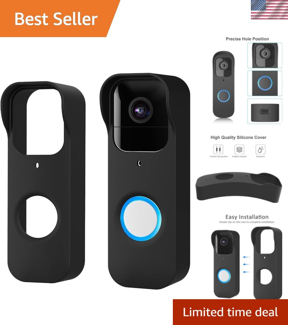 Weatherproof Silicone Cover for Blink Video Doorbell - Easy Installation