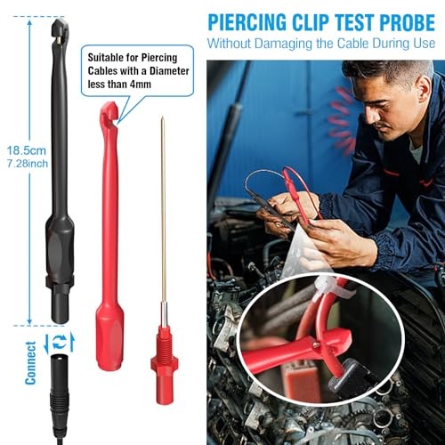 25PCS Multimeter Test Leads Kit, Test Leads Set with Replaceable Test Kit-1