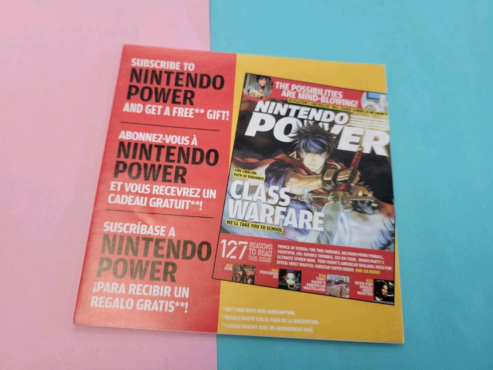 Fire Emblem Nintendo Power DS Subscribe Advert INSERT ONLY Authentic