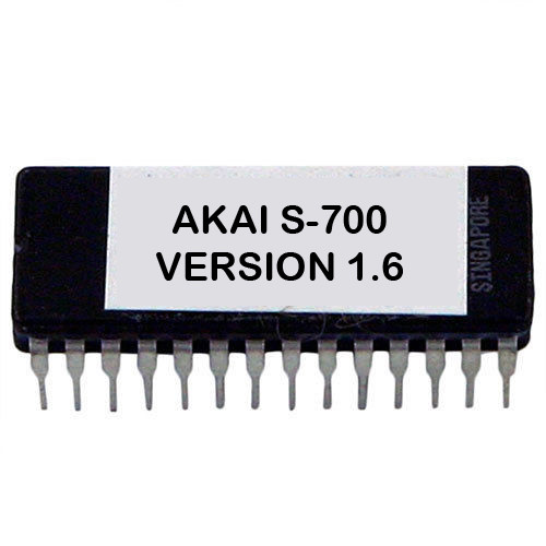 AKAI S-700 firmware update EPROM Latest OS version 1.6 S700 upgrade rom sampler