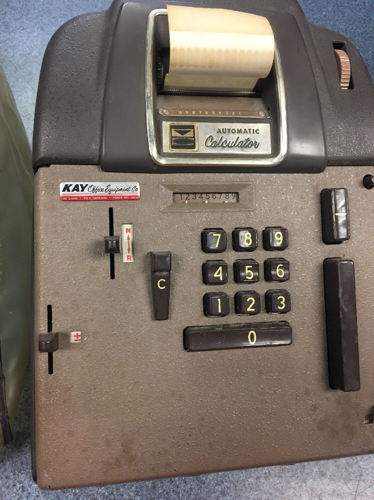 VICTOR Automatic Printing Calculator Adding Machine Vintage 1964