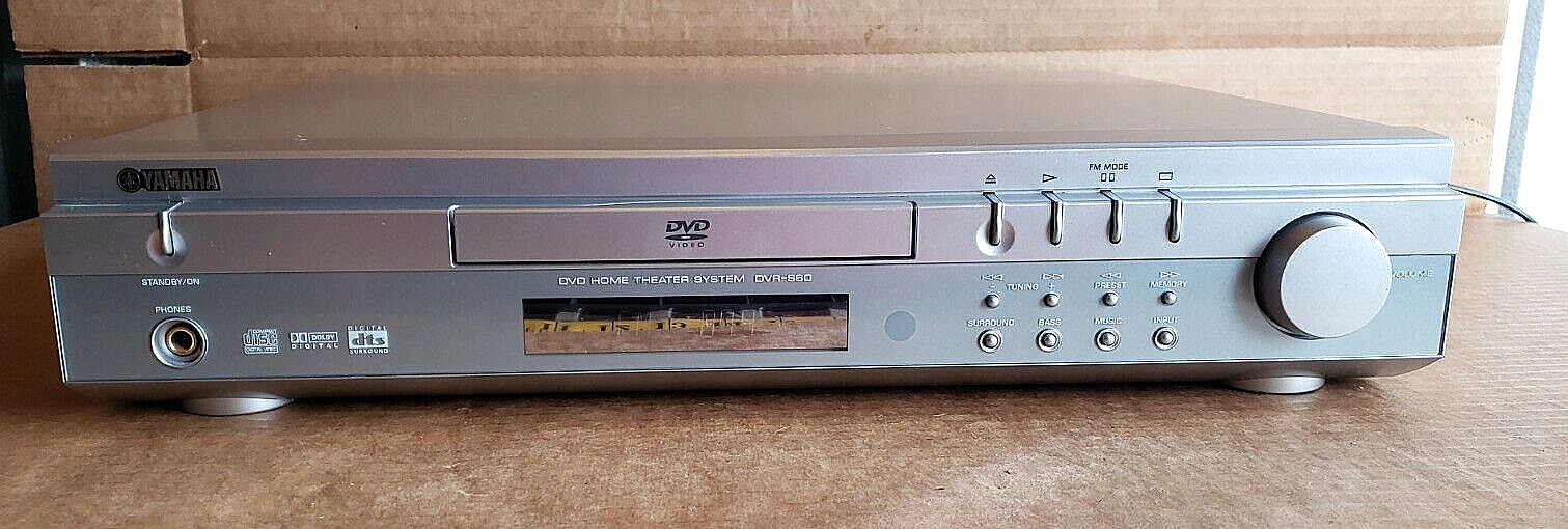 Yamaha DVR-S60 DVD Home Theater System w/ Subwoofer READ
