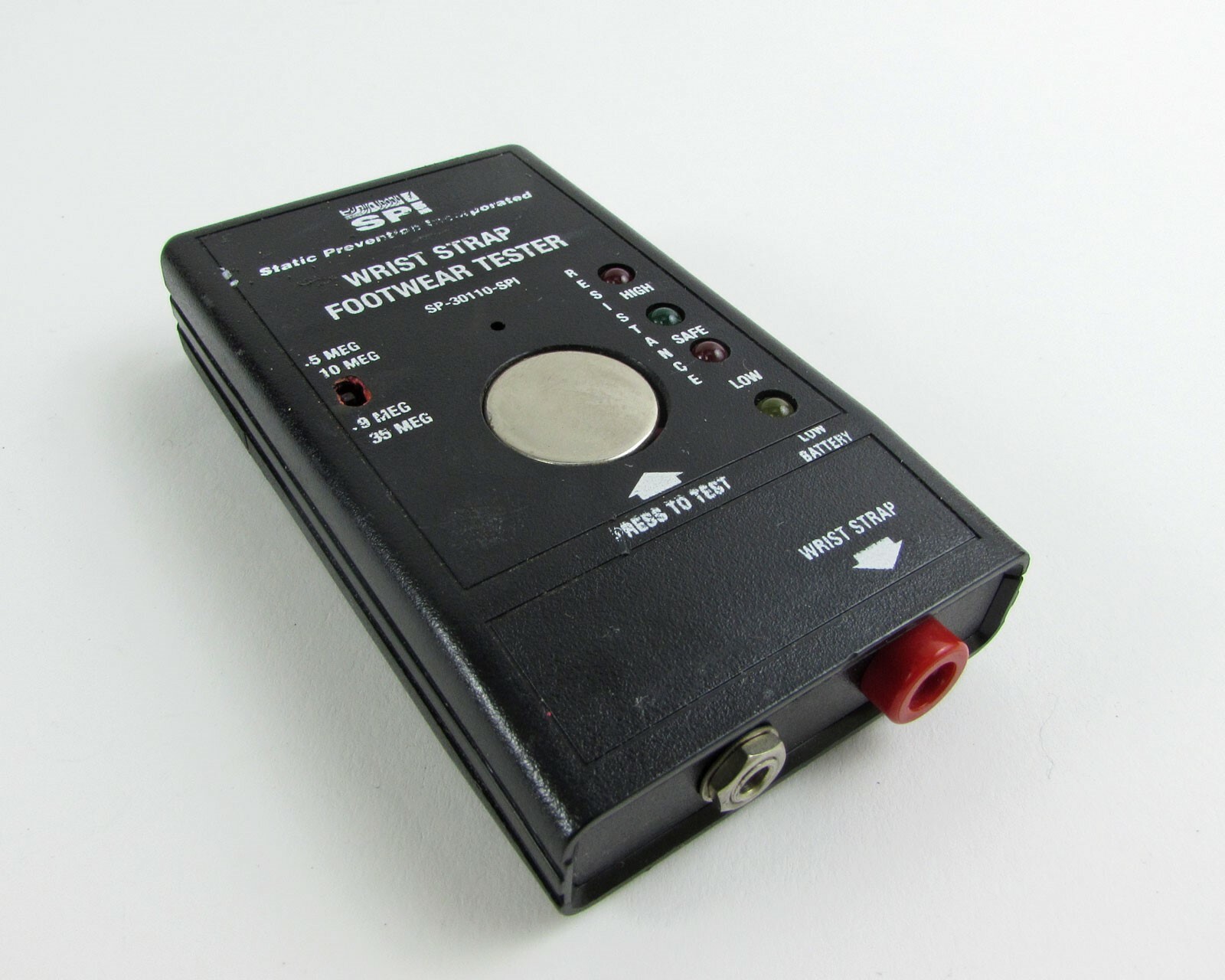 SPI Static Prevention Inc. Wrist Strap Footwear Tester SP-30110-SPI