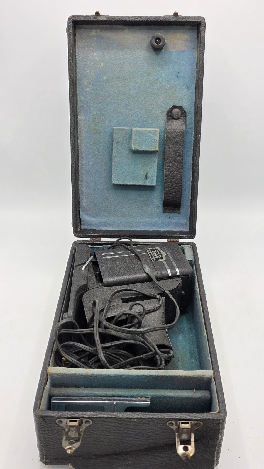 Antique Miniature Slide Projector Society For Visual Education Model DK Lens Box
