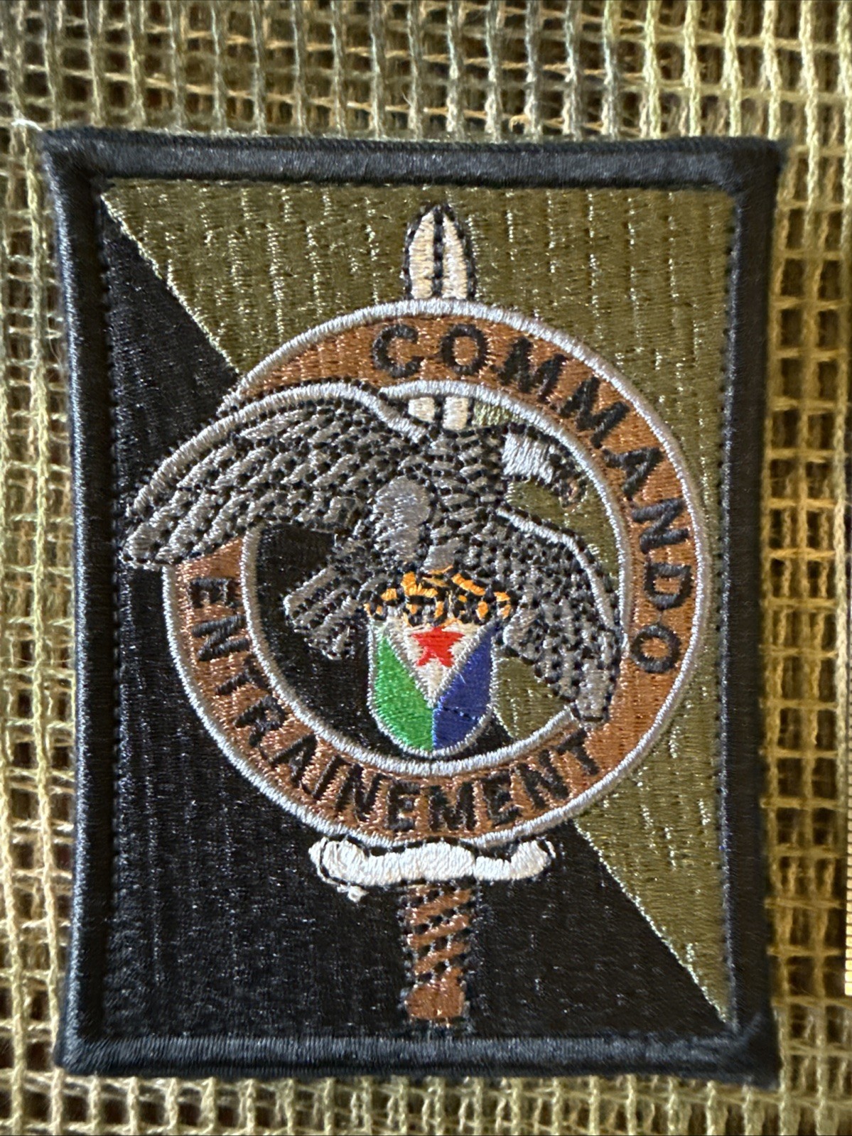 French Foreign Legion COMMANDO Etrainement PATCH Afghanistan War