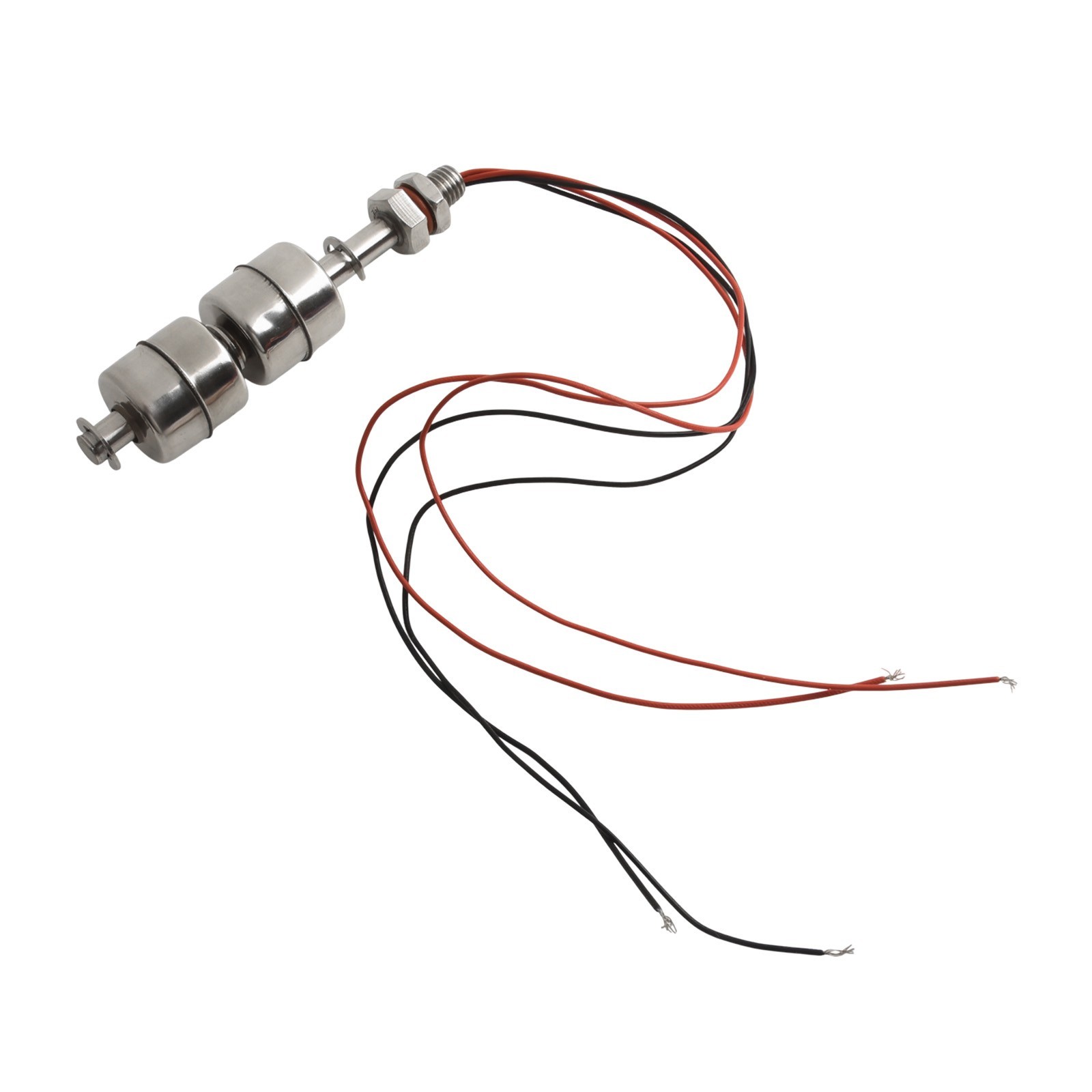 100mm Stainless Steel Double Ball Float Switch Water Level Sensor Controller