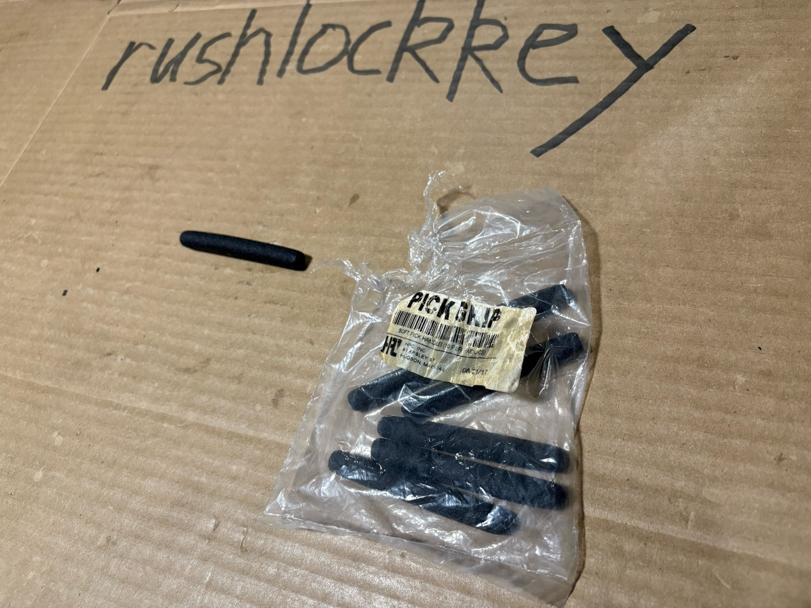 Brand New-Open Box-Lot Of 7-HPC Soft Grip For Tension Wrench