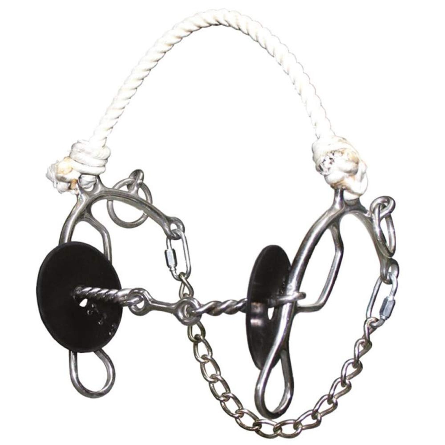 Circle Y Reinsman Josey Tear Drop 3-Piece Combination Bit for Horse, 5" Mouth...