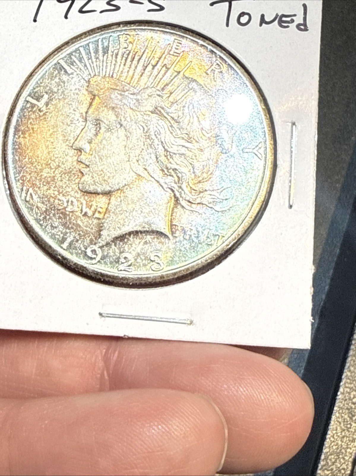 1923-S Peace Silver Dollar $1 Original And Toned