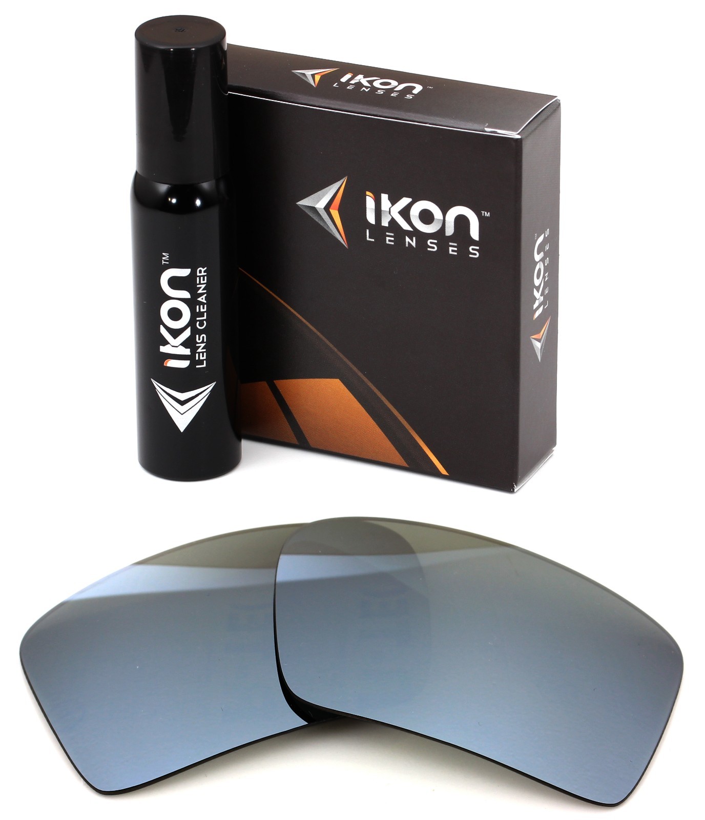 Polarized IKON Replacement Lenses For Von Zipper Panzer - Silver