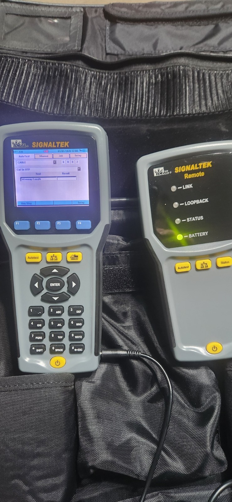 IDEAL SignalTek Gigabit Ethernet Cable Qualification Tester Signal Tek