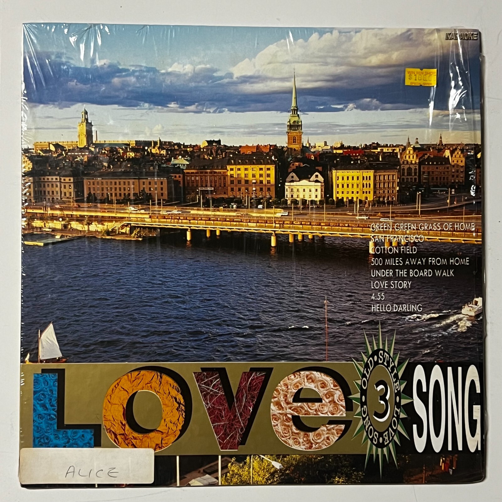 LOVE SONG 3 Karaoke Laserdisc LD 26 Hit Songs [HLD-0003]