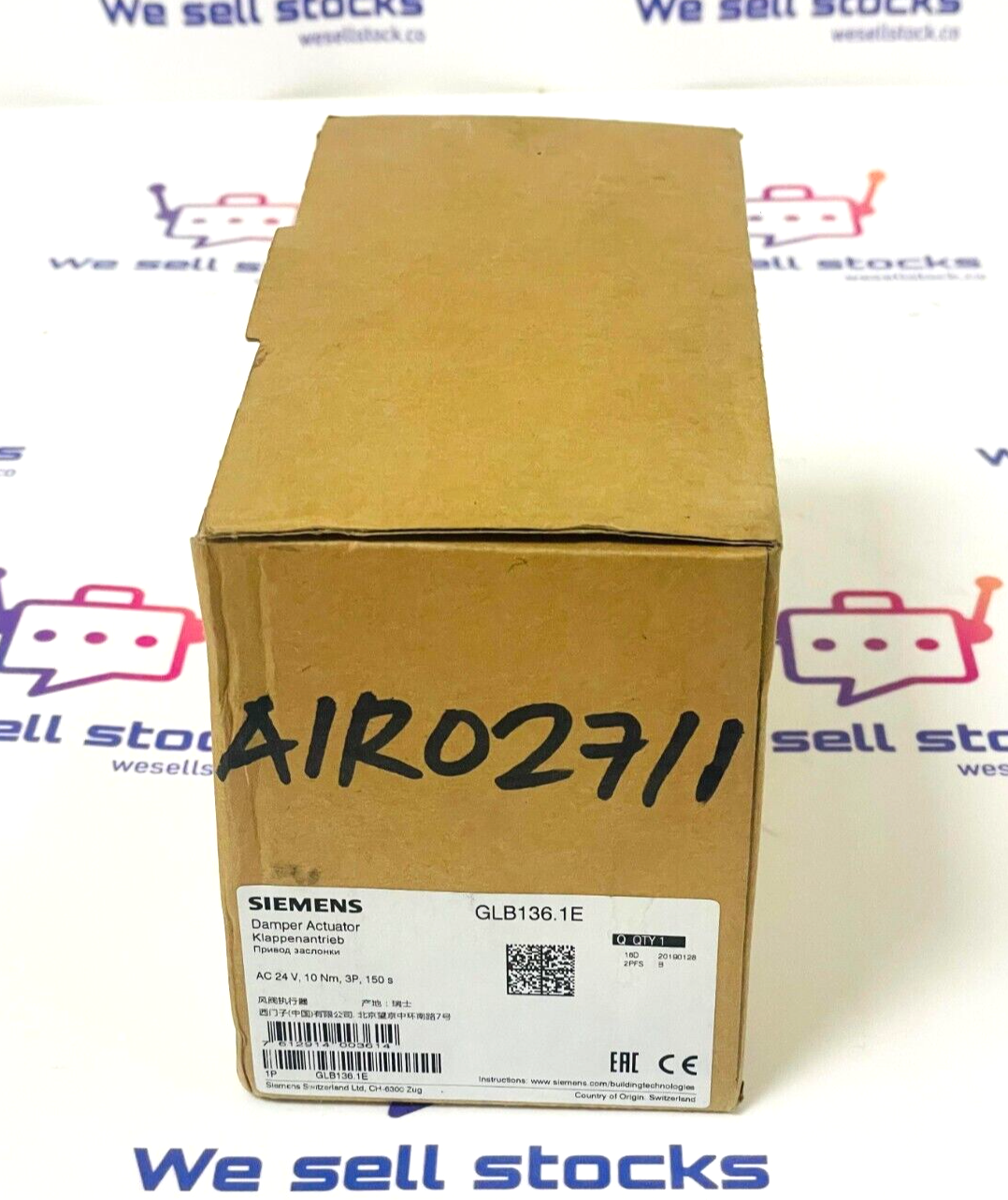SIEMENS GLB136.1E Damper Actuator