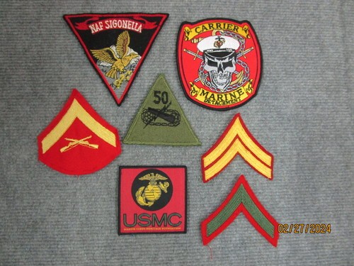 Lot USMC Patches