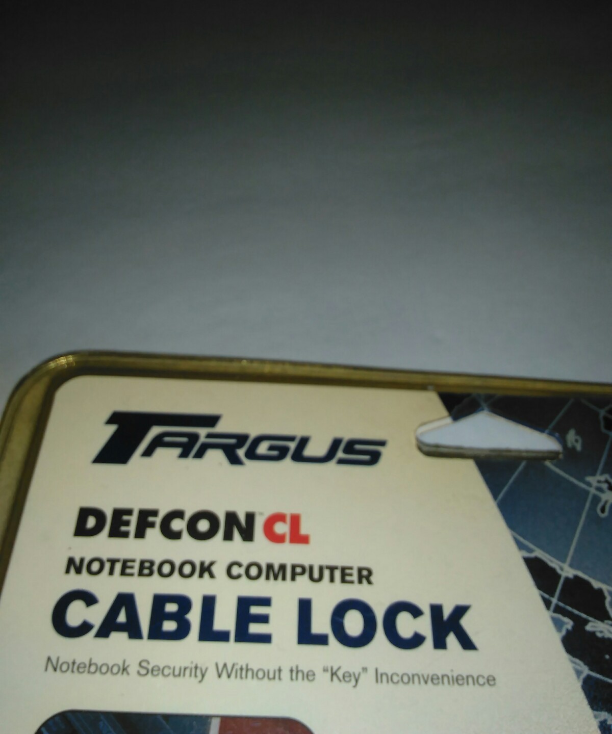 Targus Defcon CL Notebook Computer Cable Lock New In Original Packaging