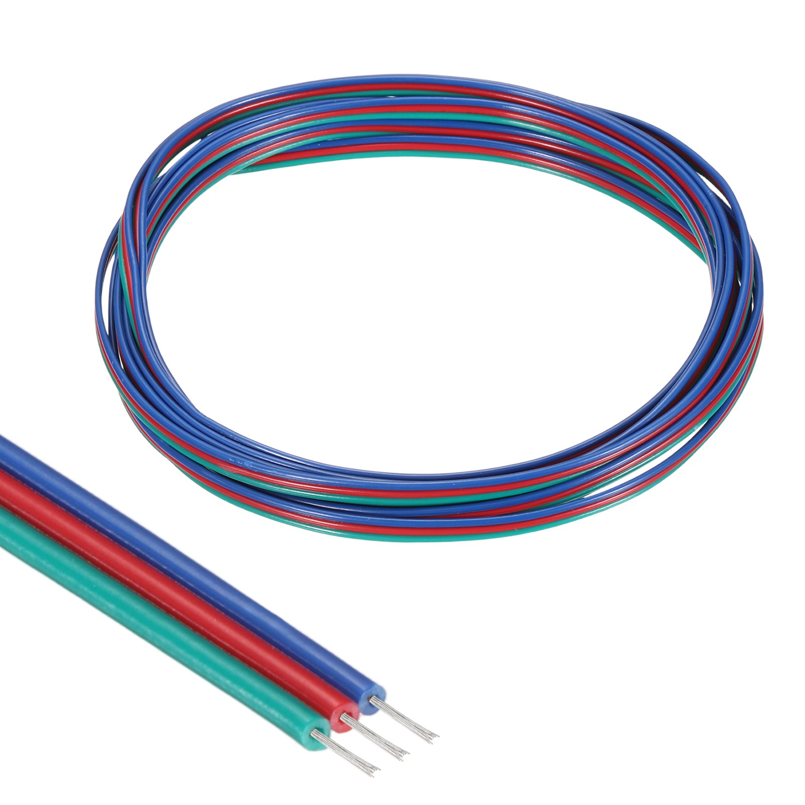 9.84ft 24 Gauge 3 Conductor Electrical Wire Tinned Copper Cable