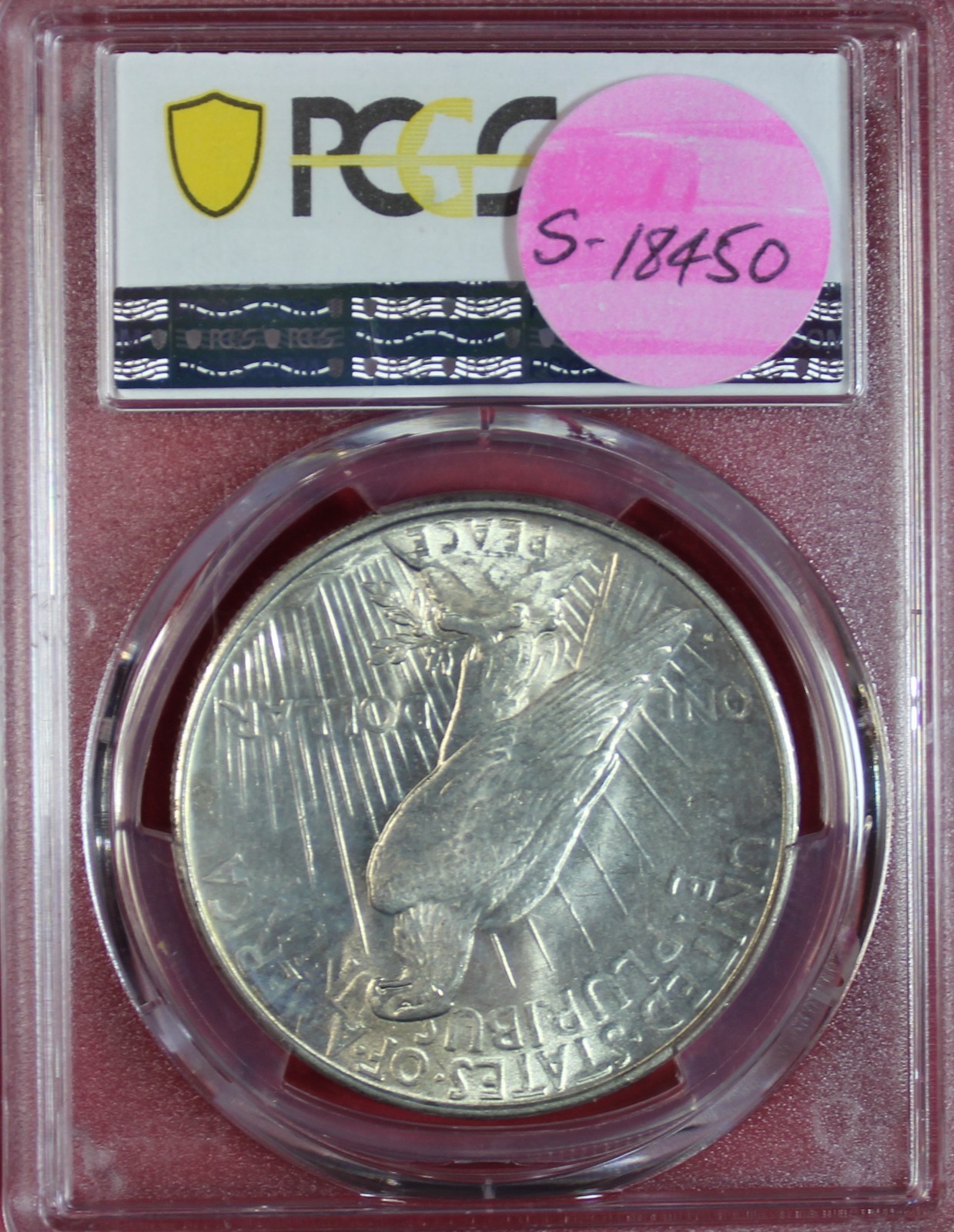 1934-D PEACE DOLLAR PCGS MS62