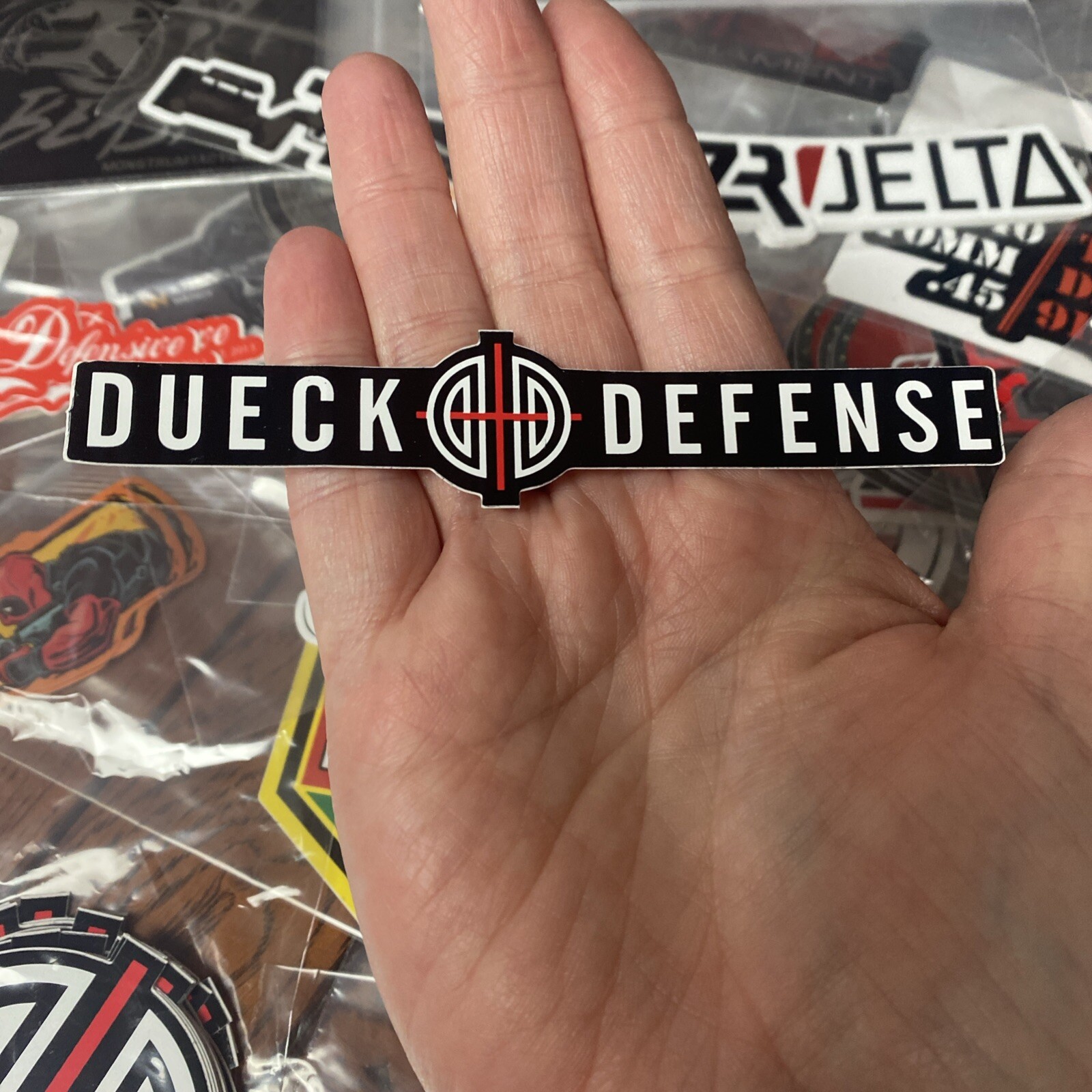 NEW 2025 SHOT SHOW Dueck Defense Tactical Decal Sticker Firearms Guns Military