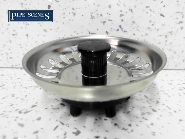 Kitchen Sink Basket Strainer Plug Top for Strainer Waste McALPINE BSKTOP 80mm