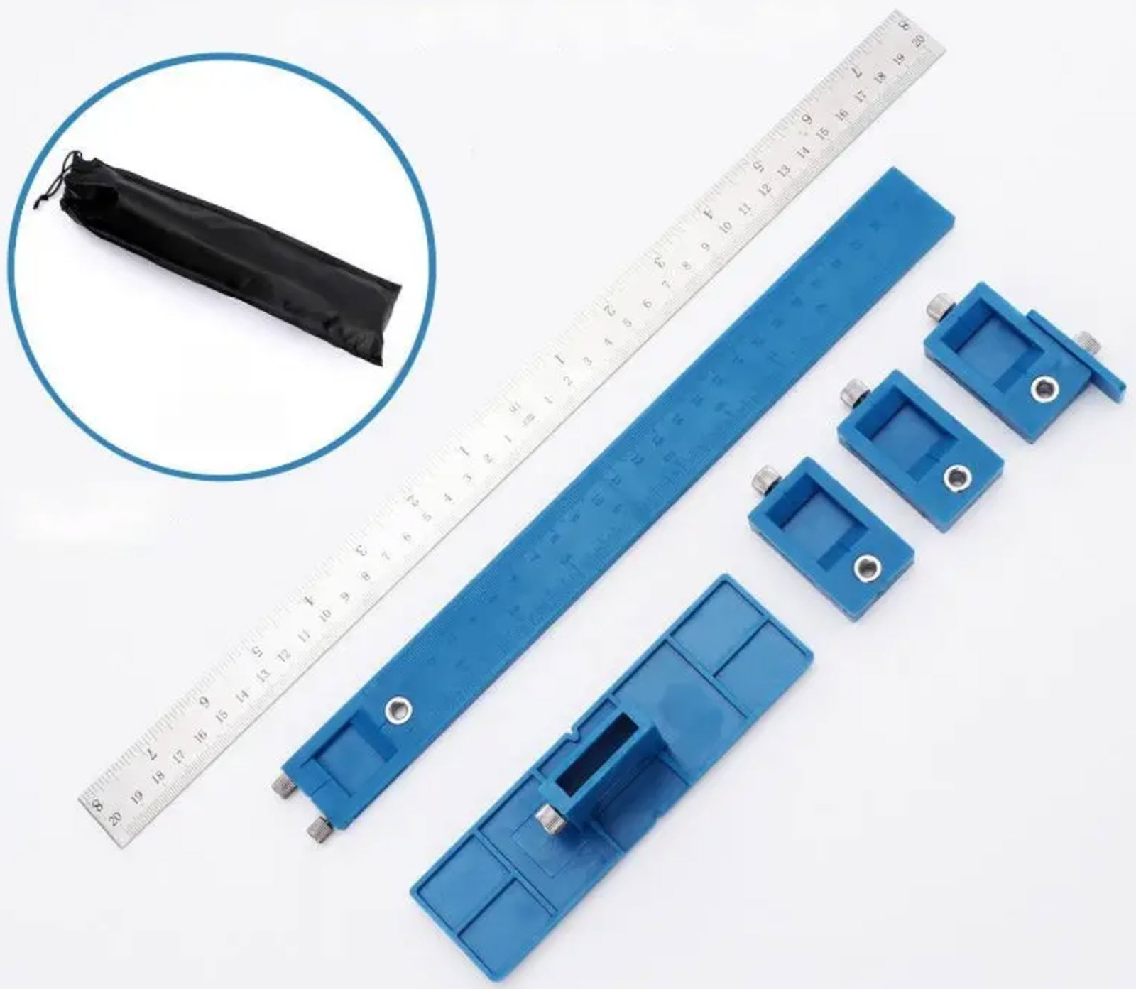 BCM ( HW04923 ) Punch Locator Drill Guide Kit, Installation Tool For Woodworking