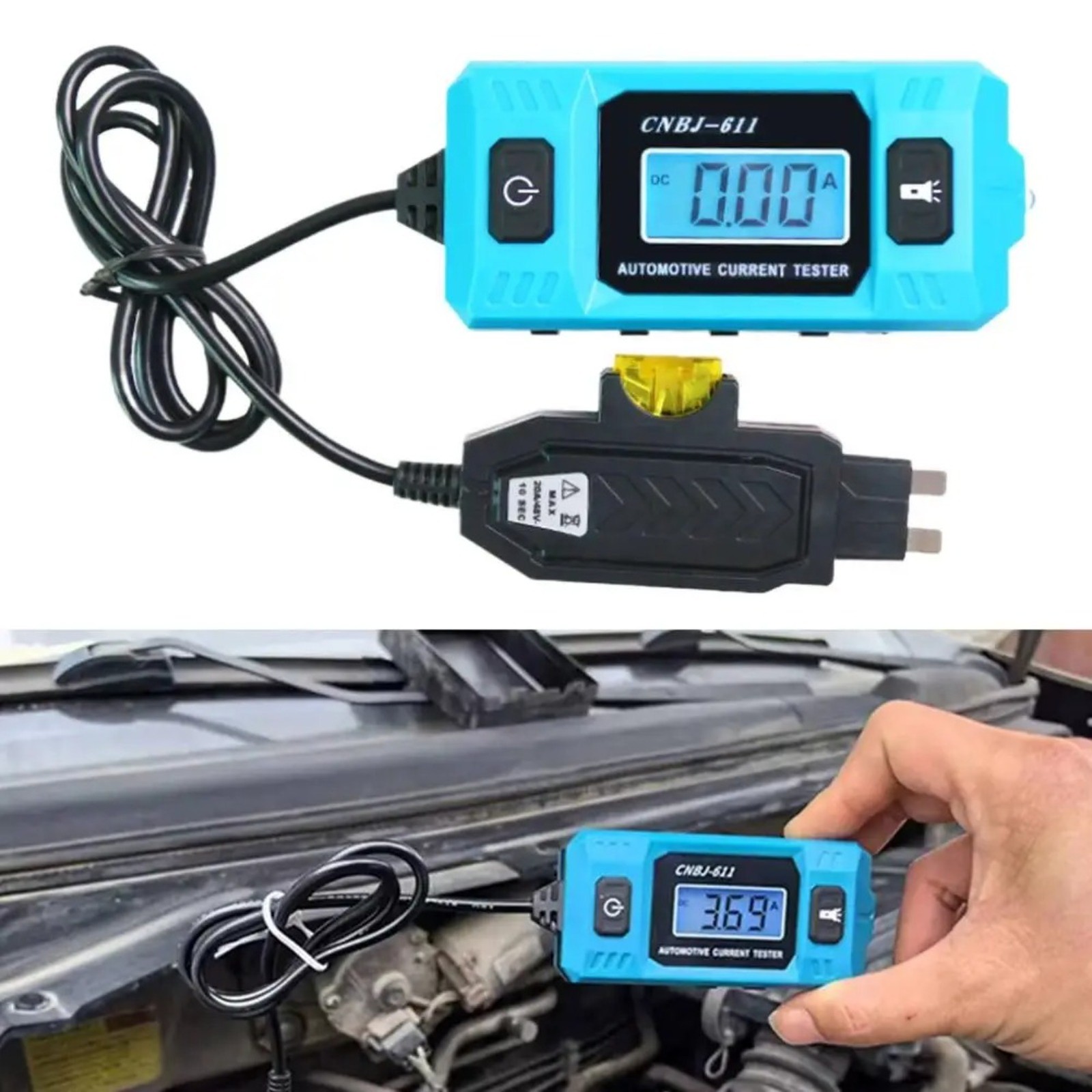 Car Circuit Fault Finder Automotive Current Tester Fuse Repair Leakage Detector